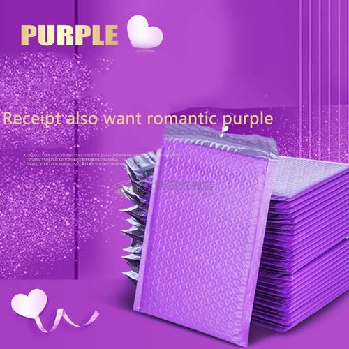 10pcs/lot sable space purple Poly bubble Mailer envelopes pa