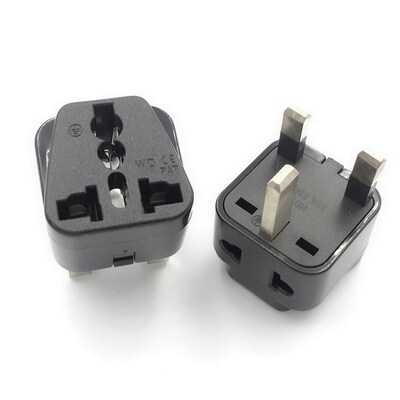 UK, Hong Kong Travel Adapter Plug, OREI Adaptor 2 in 1, For