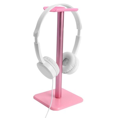 Pink Headphone Stand Table Headset Holder Classic Earphone