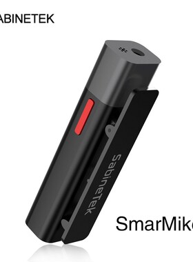 SabineTek SmartMike+ Wireless Lavalier Microphone Rechargeab