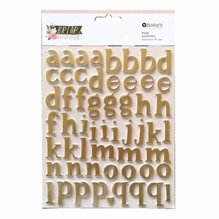 CRZCrafter Foam alphabet Stickers Foil Design for Scrapbook