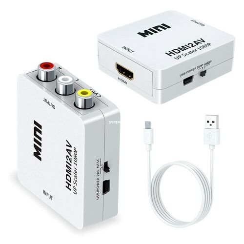NEW Arrival HDMI to AV Scaler Adapter HD Video Converter Box