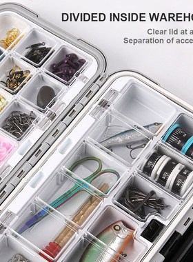 Fishing Accessories 4 Layers Fishing Tackle Box 28 Rack Comp