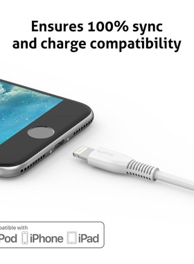 SooPii for Lightning iPhone Short Cable 7 inch Micro USB Ty