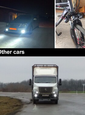 Foxcncar LED moto headlight bulb Motorcycle Fog light White