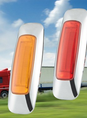 Red Truck Indicator Lights Signal Lamp Trailer 8LED Accessor