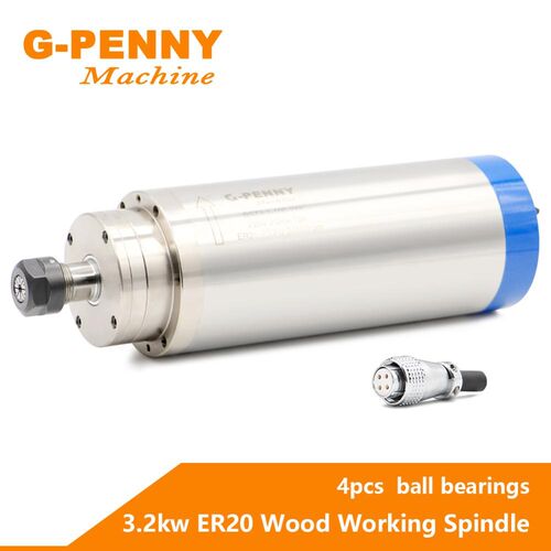 CNC 3.2kw ER20 Water cooled spindle Wood working 3.0kw updat
