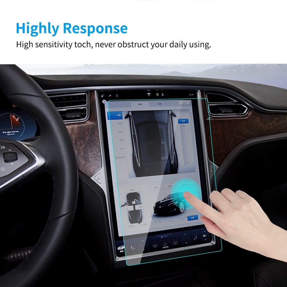17 inch car navigation tempered glass touch screen protecto