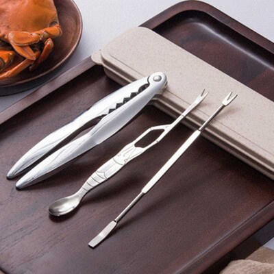 Prawn Peeler Portable Seafood Tool Stainless Steel Crab Peel