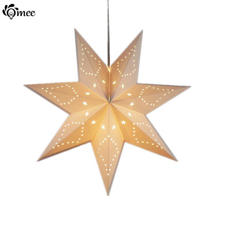Christmas Decoration Origami Pendant Light Creative Twinkle