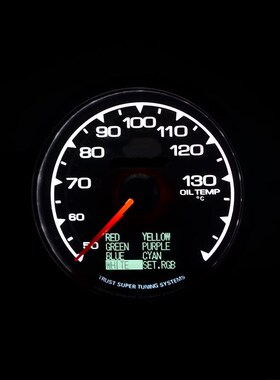with 7colors for 60MM Series Gauge Water temp*Volt*Oil temp*