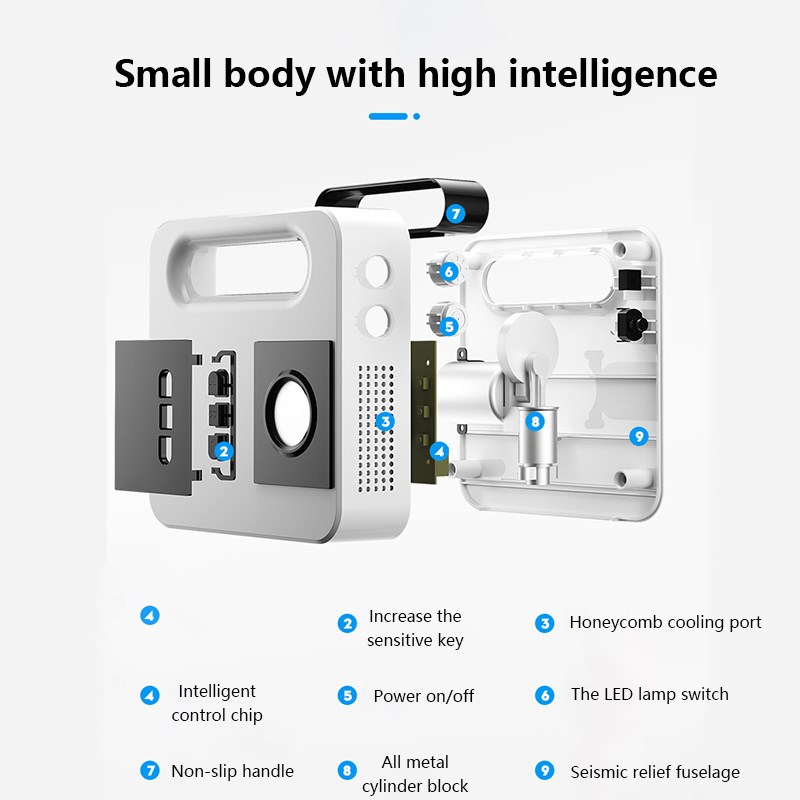 Mini Portable Car Air Compressor Tire Inflatable Air Pump In