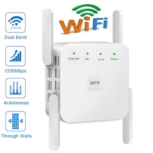WiFi Repeater Wireless Wifi Extender 2.4G 5G Wireless WiFi B