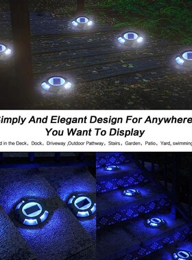 Solar Lights Outdoor Buried lights Waterproof floor lamps 4