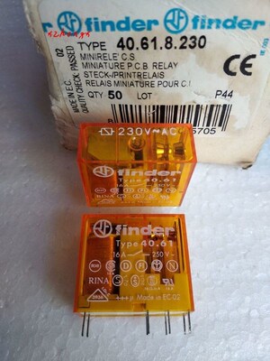 Type 40.61 230Vac New Relay 8 foot AC 230V 16A/25