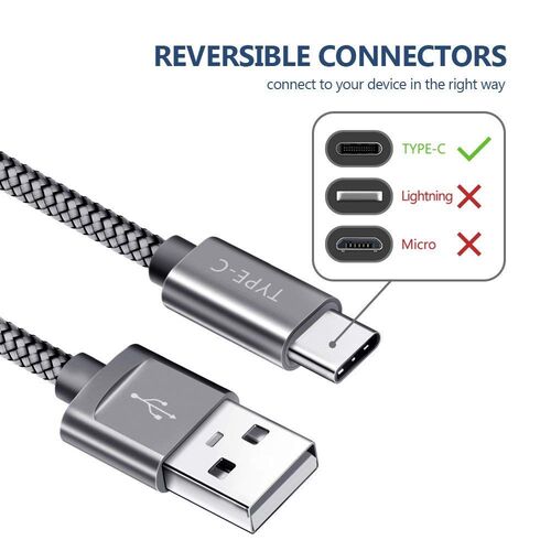 0.25m Short USB Type C Cable Charger for Huawei P40 Lite P30