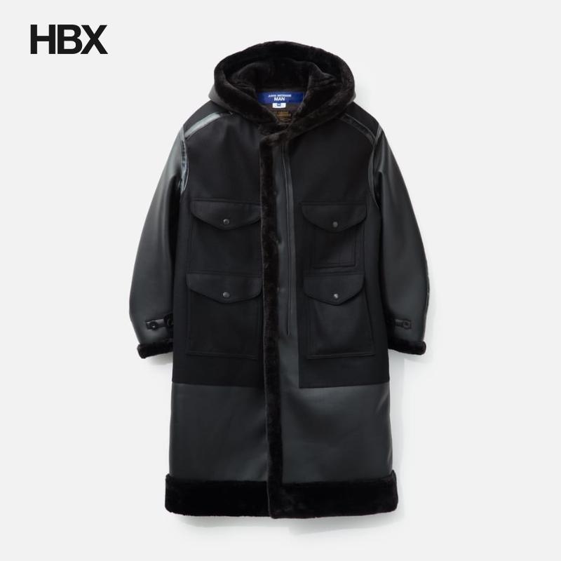 Junya Watanabe Man x Filson Faux Shearling Hooded 外套男HBX