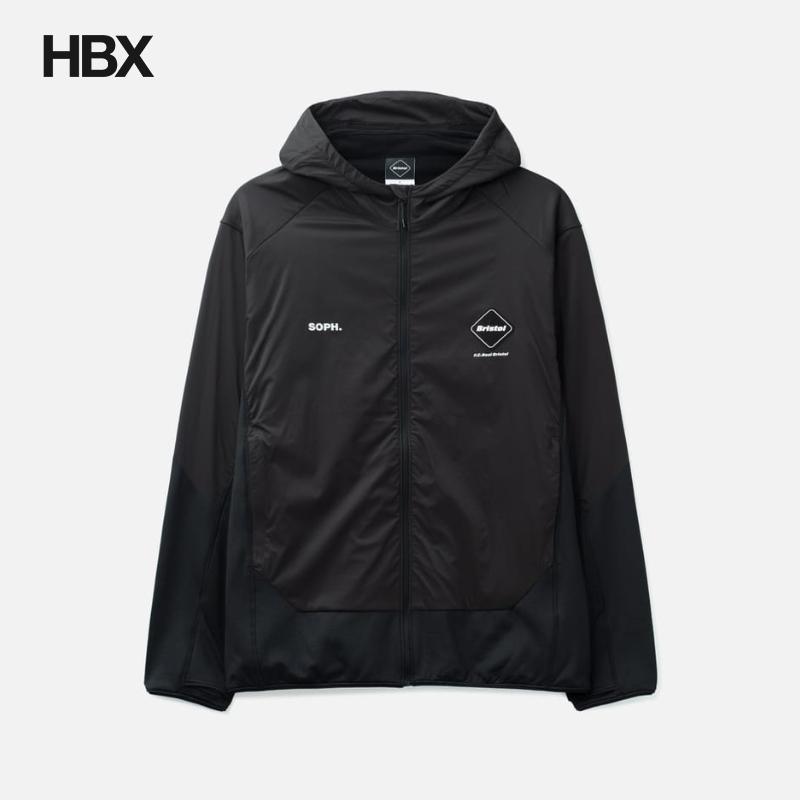 F.C. Real Bristol Grid Fleece Hybrid Hoodie 外套男HBX