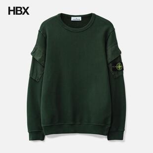 Brushed 石头岛 Organic Cotton 无帽卫衣男 Stone Fleece Island