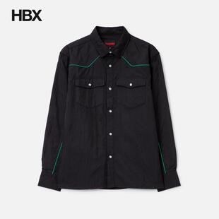 Pleasures Nylon Western Button Up 衬衫男HBX