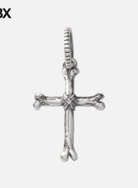 POLYTERU 925 Silver Pendant Cross Bone 项链HBX