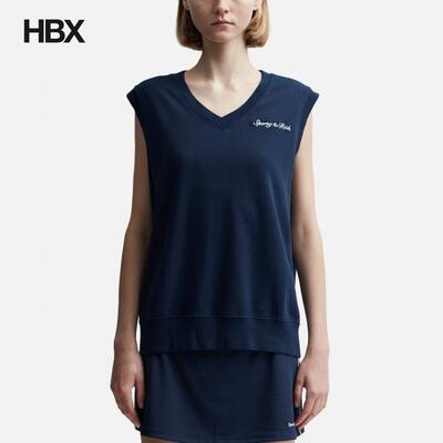 Sporty & Rich Syracuse V Neck Vest 上衣女HBX