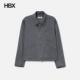 COOR 外套男HBX Shirt Zip Micro Check