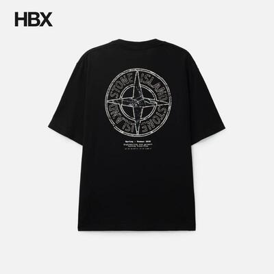 Stone Island/石头岛 Organic Cotton Jersey 短袖T恤男HBX
