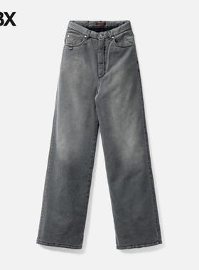 LUU DAN WADDED STACK JEANS 牛仔裤男HBX