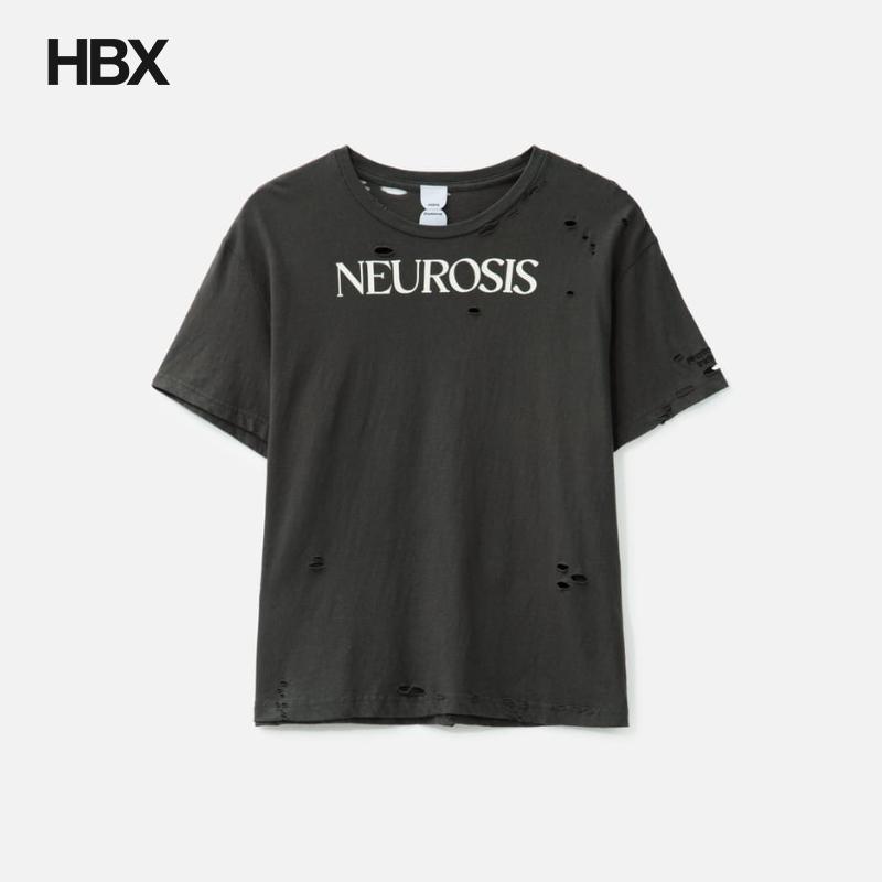 Protocol-Index NEUROSIS Distressed T-shirts 短袖T恤男HBX