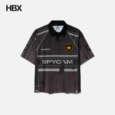 UMBRO/茵宝 x Slam Jam Distressed Spycam Polo T恤男HBX