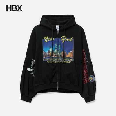 Protocol-Index Reconstructed Sweatshirts Zip 帽衫外套男HBX
