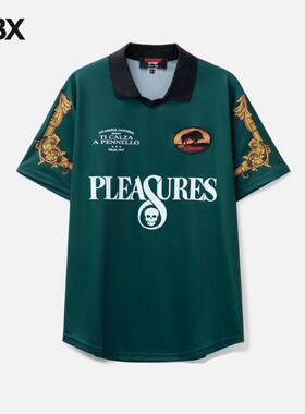 Pleasures IUTER Carlo Soccer Jersey Polo衫男HBX