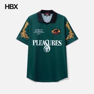 Pleasures IUTER Carlo Soccer Jersey Polo衫男HBX
