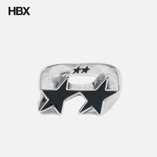 TwoJeys Icon Black Enameled Single Ring 戒指HBX
