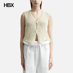 NECK KNIT Product VEST 背心女HBX TheOpen