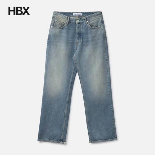 Won Hundred Genoa Broken Medium Blue 牛仔裤男HBX