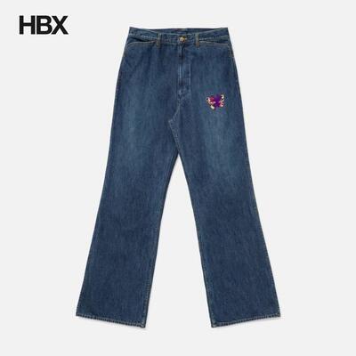 Needles Papillon Embroidery Boot-Cut Jean - 12oz 牛仔裤男HBX