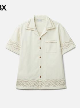 Drole de Monsieur La Chemise Brodee Tresses 短袖衬衫男HBX