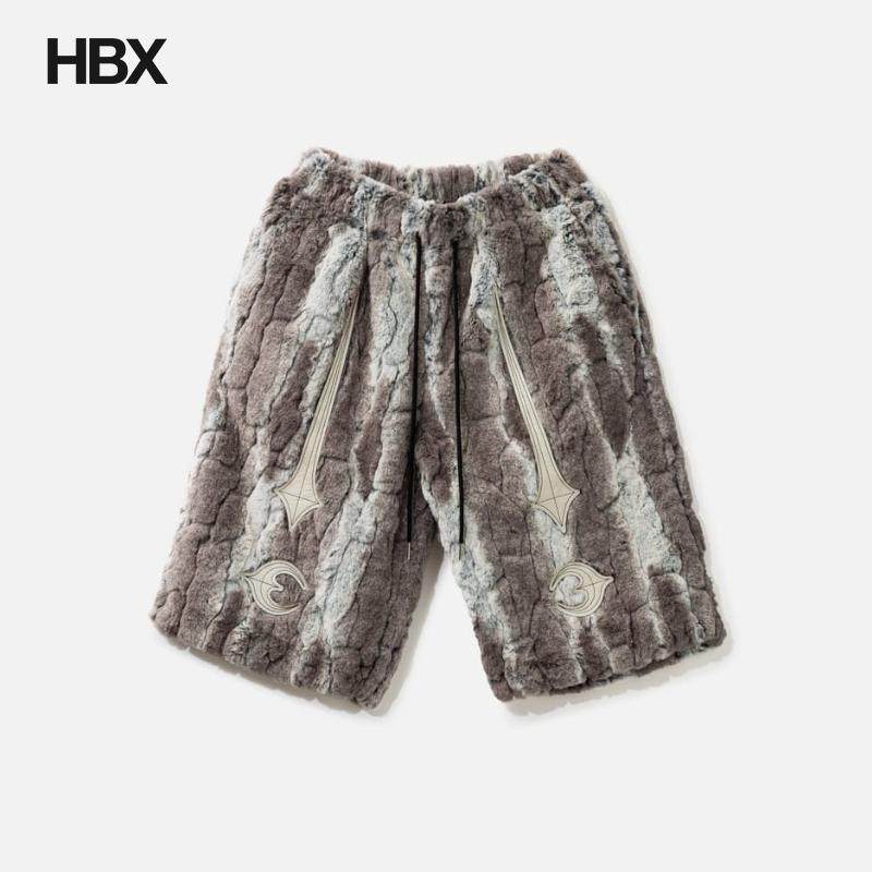 THUG CLUB TC Bone Fur Shorts 牛仔裤男HBX