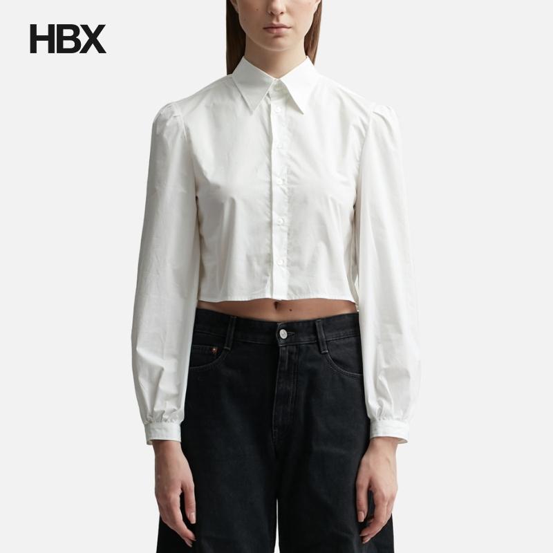 MM6 Maison Margiela/马吉拉 Poplin Destructured 长袖衬衫女