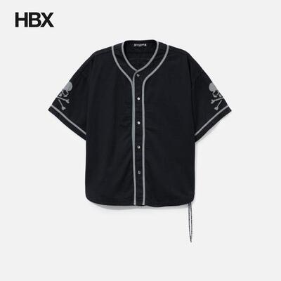 Mastermind Japan Baseball Denim Shirt 衬衫男HBX