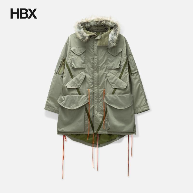 GREG LAUREN Army Nylon Fishtail Jacket 外套夹克男HBX