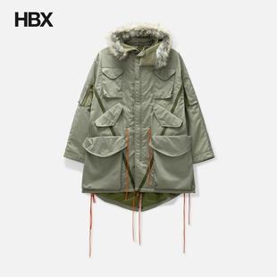 Nylon Fishtail LAUREN Jacket 外套男HBX Army GREG