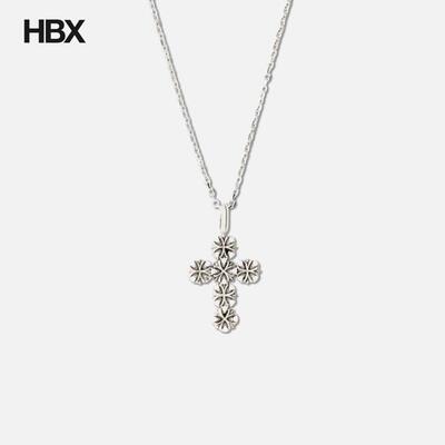 MIDNIGHTFACTORY Maltese-cross Quadruplets Cross 项链HBX