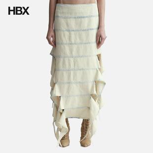 Y/PROJECT Bug Denim Skirt 半身裙女香港特别行政区官网直邮进口