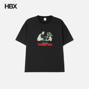 Washed Terrifier Heavy Weight T恤男HBX Wacko Crew短袖 Maria