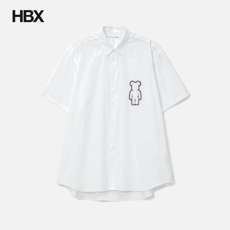 CDG SHIRT Be@rbrick Short Sleeve Shirt 短袖衬衫男HBX图片