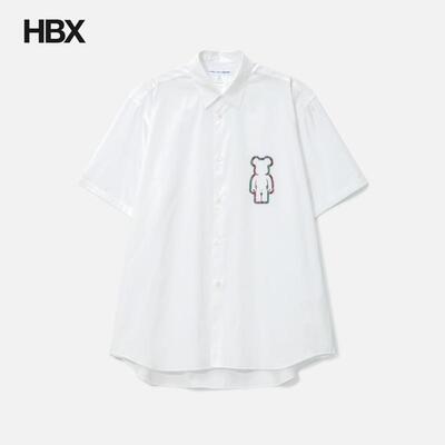 CDG SHIRT Be@rbrick Short Sleeve Shirt 短袖衬衫男HBX