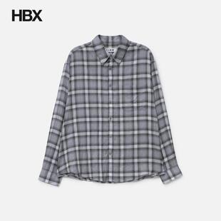 COOR Seersucker Ombre Checkered Shirt 衬衫男HBX